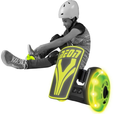 Yvolution Kids Neon Street Rollers Heel Wheels - Green