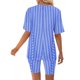 thumbnail image 5 of Blusas para las Mujeres Casual Impreso Cuello en V Manga Corta Blusa Pantalones Cortos, Conjuntos de Ropa para las Mujeres, 5 of 5