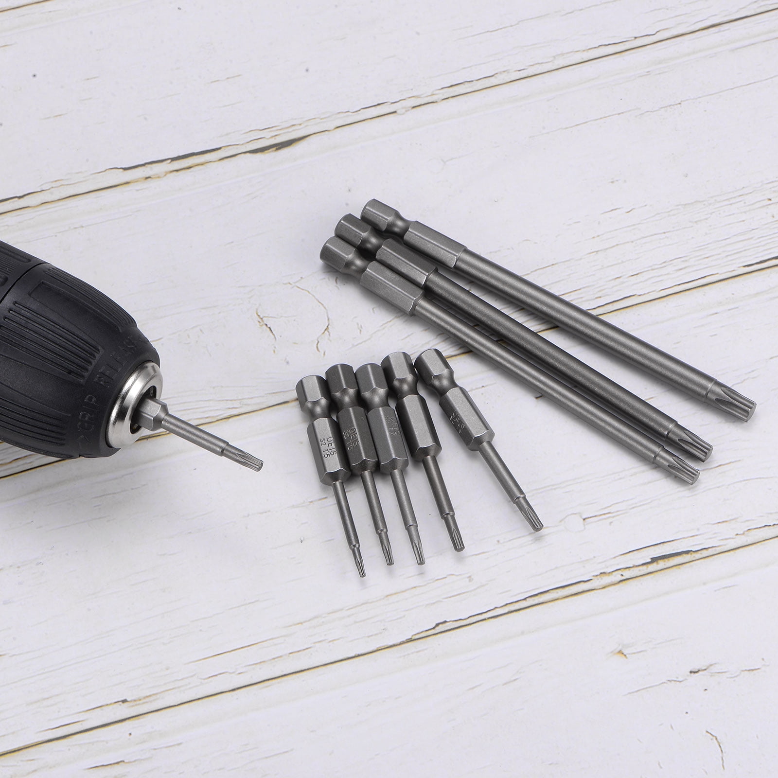 Uxcell T25 Magnetic Security Star 5 Point Torx Screwdriver Bit 1/4