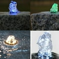 thumbnail image 3 of mmirethe Connecteur Femelle Étanche RGB LED Étang Poissons Étang d'Eau Étanche sous-Marin Affichage Cascade Support de Réservoir LED Multicolore 12LED, 3 of 6