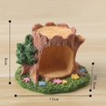 thumbnail image 5 of Godderr Mini Resin Grass Stump Ornament Home Decoration Resin Crafts 3x4x4in, 5 of 7
