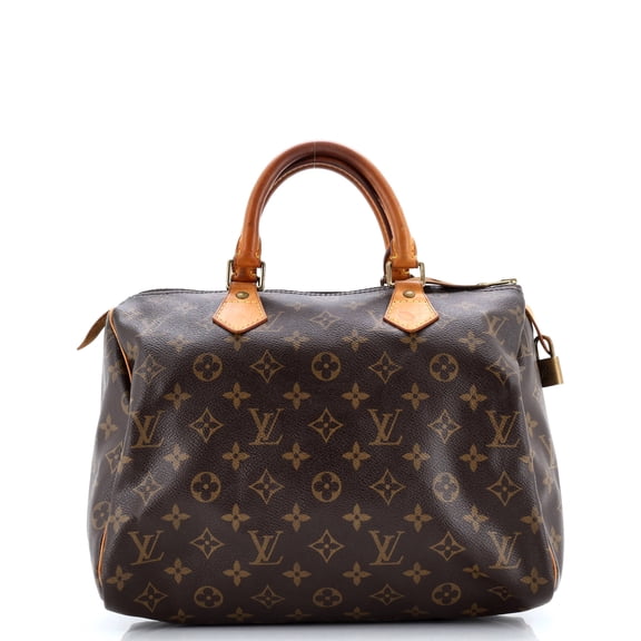Pre-Owned Speedy Handbag Monogram Canvas 30 By Rebag