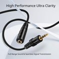 thumbnail image 2 of Cable Extension Audio Auxiliar 3.5 mm TNP CBL35MMF_30FT Macho a Hembra 9 Metros, 2 of 5
