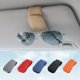 thumbnail image 1 of Soporte Magnético para Gafas de Sol para Visera de Auto, Cuero, 2 Unidades, Beige, 1 of 9