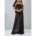Womens See Throgh Dress Sexy Elegant Mesh Dresses Nightwear Beach Cover