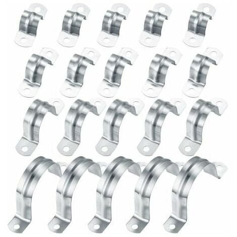 HWZWT Suitable for gas pipe 20 pcs pipe clamp mm