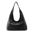 thumbnail image 1 of Bolso Hobo de cuero para mujer bolso de mano grande informal bolso para axila bolso para citas diarias, 1 of 5