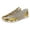 Gold, variant on Women's Men's Glitter Sparkly Lace Up Sneakers Wide Width Non Slip Sequin Flat Walking Dressy Shoes