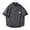 Grey, variant on MIXUE Shirts For Men Summer Solid Color Lapel Short Sleeve Sports Casual Pullover Tops Tshirts Streetwear,Gray,XXXL
