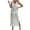 White, variant on Taqqpue Women's Crochet Swimsuit Cover Up Solid Color V Neck Sleeveless Ribbed Sweater Dresses Casual Loose Fit Long Beach Dress