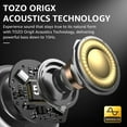 thumbnail image 5 of TOZO NC9 Hybrid Active Noise Cancelling Wireless Earbuds, Stereo Bluetooth Ear Buds, 6-Mic ENC, 59H Play, App 32EQ, IPX8 Waterproof in-Ear Headphones for Home Sport, Travel, Office, White, 5 of 10