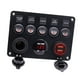 thumbnail image 1 of Interruptores de Palanca Impermeables para Interruptores Basculantes de Interruptores de Palanca Impermeables de 5 con Pantalla DYNWAVEMX Panel de interruptor basculante USB, 1 of 8