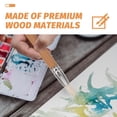 thumbnail image 2 of Shisuyan Short Handle Painting Brushes Assorted Color 6Pcs 5.8x1x1in, 2 of 9