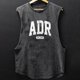 thumbnail image 2 of Hombres Casual Moda Impresión Suéter sin Mangas Cuello Redondo Deportes Tanque Blusa, 2 of 3
