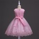 thumbnail image 5 of Vestido de Invitado de Boda Floral Azul Princesa Bordado con Perlas Vestido Formal de las Niñas con Falda de Línea a Vestido de Invitado de Boda Formal de Verano, 5 of 7