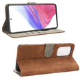 thumbnail image 6 of SaniMore for Samsung Galaxy A53 5G Premium PU Leather Case, [RFID Blocking] Card Holder Magnetic Wallet Cover with Practical Bracket + Detachable Wrist Strap Shockproof Protective Shell, Brown, 6 of 8