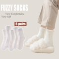 thumbnail image 2 of Women Fuzzy Socks Cozy Soft Fluffy Cute Animal Slipper Socks Sleeping Warm Socks Christmas Gift for Girls, 2 of 5