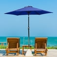 thumbnail image 7 of FlexWave 9FT Outdoor Market Patio Umbrella, UV-Resistant Sunshade，with Push Button Tilt & Crank, for Garden, Deck, Poolside, 7 of 7