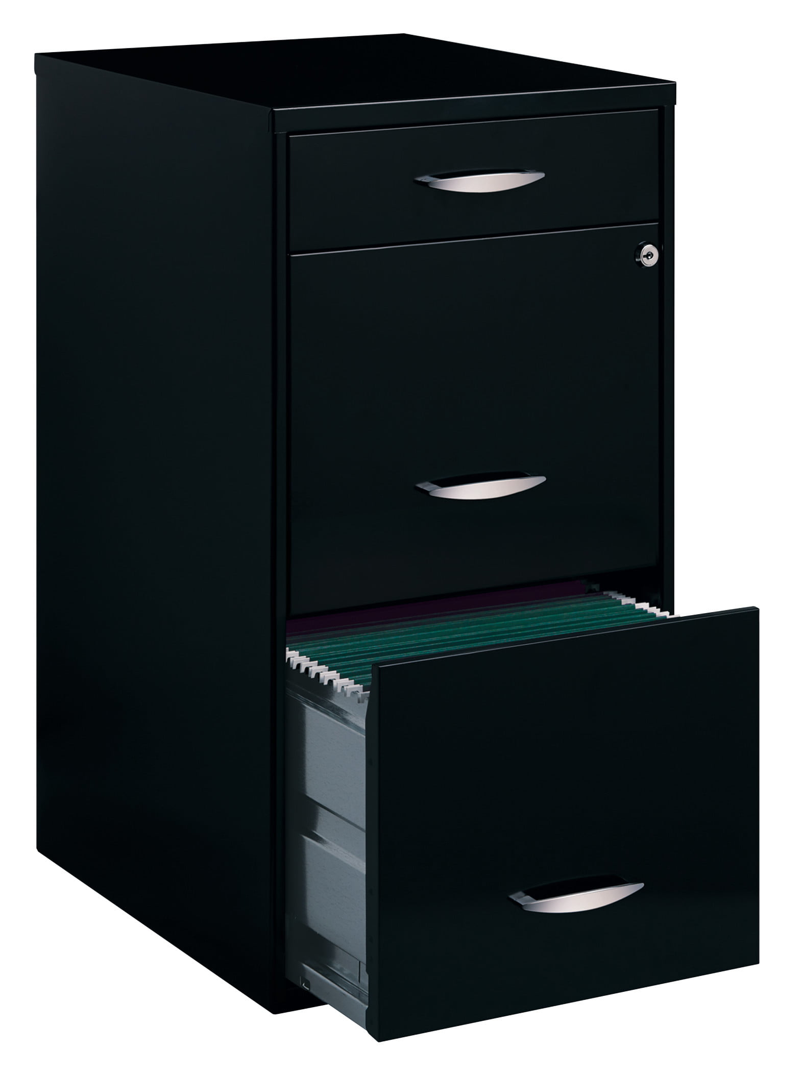 Space Solutions 18" Deep 3 Drawer Metal File with