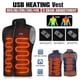 thumbnail image 2 of Chaleco calefactable con 9 zonas de calefacción para hombre y mujer, chaqueta calefactable por USB, ropa térmica calefactora (azul)_ kaili Sencillez, 2 of 5