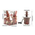 thumbnail image 3 of Fufafayo under $5 Chocolate Fountain, Chocolate Fountain, Three Layer Melting Machine for Parties and Gatherings, Hot Melt Machine for Desserts and Fruits, Home Fountain for Snacks and Treats, 3 of 9