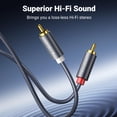 thumbnail image 3 of Cable RCA UGREEN 2RCA macho a 2RCA macho, 3 m, chapado en oro, 3 of 9