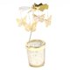 thumbnail image 1 of Candelabro giratorio para velas de té, decoración para fiestas Mariposa, 1 of 9