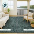 thumbnail image 4 of Addison Rugs Chantille Indoor/Outdoor Traditional Global Teal Machine Washable Runner Rug, 2'3" x 7'6", 4 of 8