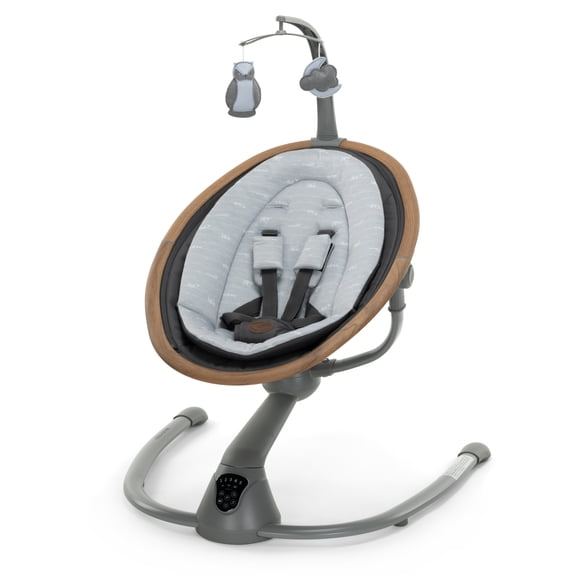 Maxi-Cosi Cassia Baby Swing, EcoCare Fabric, 360° Rotation, On Safari Gray