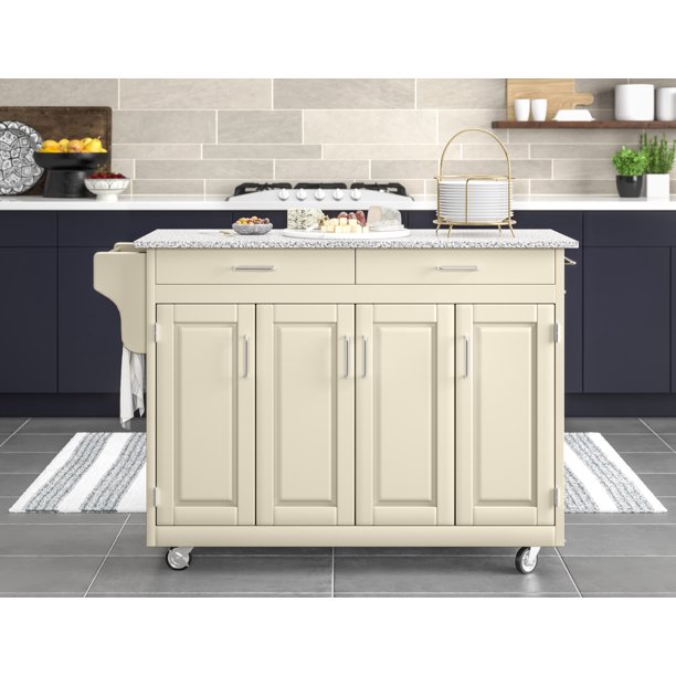 CreateaCart OffWhite Kitchen Cart