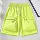 thumbnail image 1 of pstuiky Pantalones cortos para hombre, Pantalones cortos holgados con cintura elástica y bolsillo con cordón para hombre Pantalones cortos de baloncesto, 1 of 9