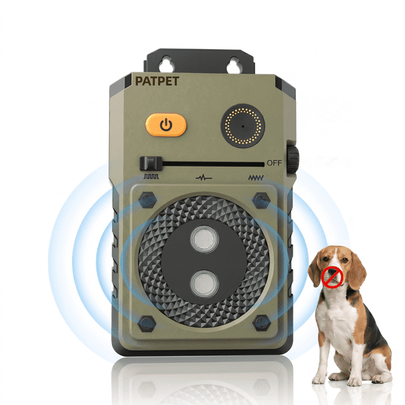Kawiwi Ultrasonic Anti Barking Device, 3 Modes 50FT Long Range, Rechargeable IPX4 Waterproof Dog Bark Deterrent for Indoor Outdoor