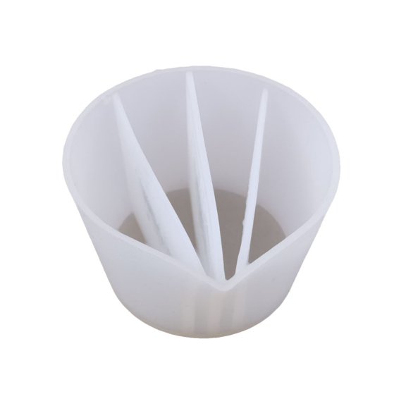 JUNTEX Clear Silicone Reusable Mixing Measuring Cup Liquid Epoxy Resin Distribution Hobby Craft Casting Jewelry Making DIY Tool