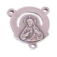 thumbnail image 2 of Mother Mary and Sacred Heart Center - Pewter Rosary Triangle (1.7cm - 0.7 inc., 2 of 2