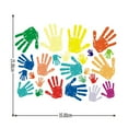 thumbnail image 2 of Clispeed PVC Wall Sticker Assorted Color Removable Palm Prints for Home Wall Decoration, 2 of 8