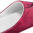thumbnail image 4 of Chririnla Spider Cobweb Women's Cozy House Shoes Soft Plush Fuzzy Comfy Non Slip Indoor Outdoor Slippers Warm Memory Foam Sole Lightweight Anti Skid, 4 of 7