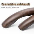 thumbnail image 3 of Car Steering Wheel Cover Wood Grain Universal Fit 38Cm 15" Anti Slip Grip Trim, 3 of 8