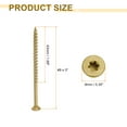 thumbnail image 2 of Uxcell 100pcs Deck Screws #9 x 3" Torx Exterior Wood Screws with T25 Drive Bit, 2 of 7