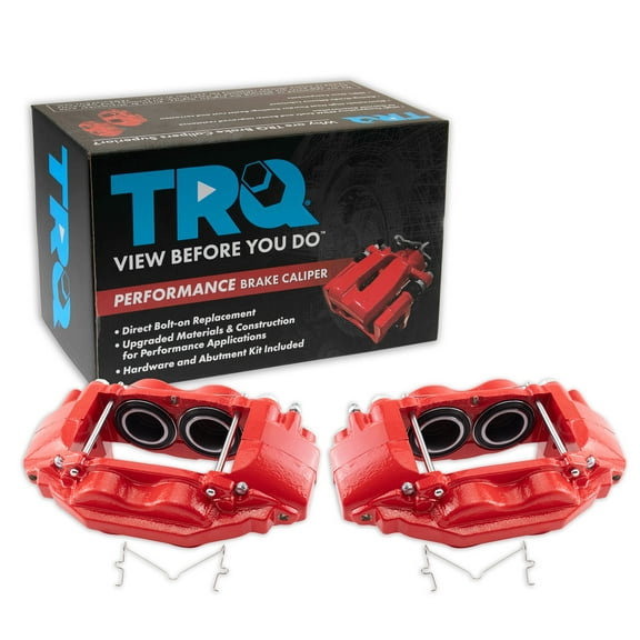 TRQ Performance Front Brake Caliper Set Fits 08-2015 Toyota Sequoia 07-15 Tundra CLA49903