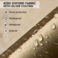 thumbnail image 4 of Funda Impermeable para Sillón de Patio NEVERLAND 420D Oxford, 4 of 6