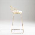 thumbnail image 3 of Tabouret en métal avec siège en PU, 3 of 5