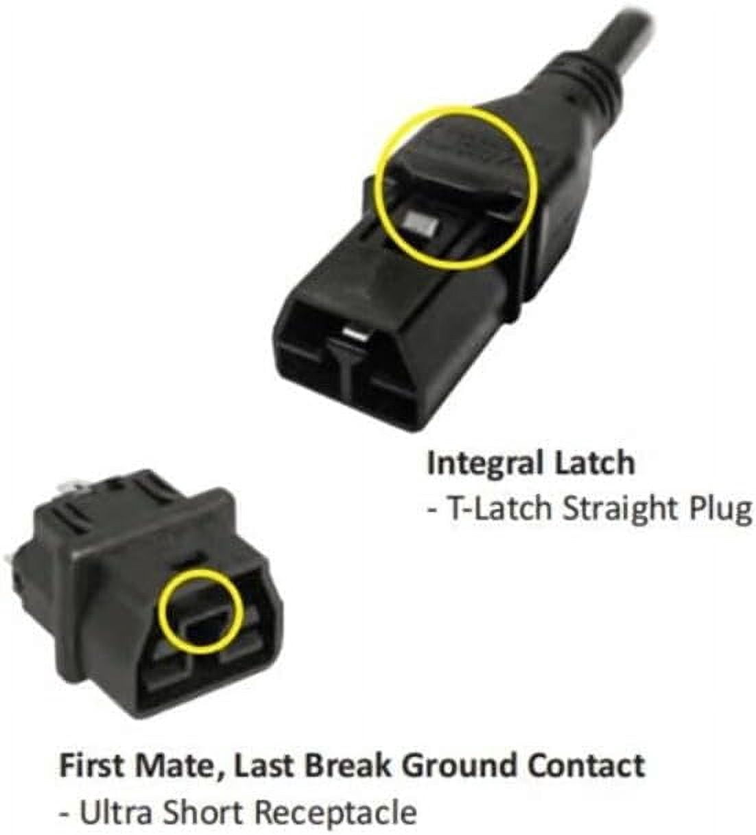 AU to SAF-D-Grid T-Latch Power Cord, SAF-D-Grid T-Latch Plug to Austrlia/New Zealand Power Cable SJT 16AWG,10ft/3m (Au to Saf-D-Grid) Brand: Toptekits