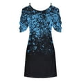 thumbnail image 5 of Fshaion Robe d'Été pour Femmes 2024 Grande Taille Imprimé Manches Courtes Épaules Dénudées Col Rond Robe en Liquidation à Moins de 10!, 5 of 5