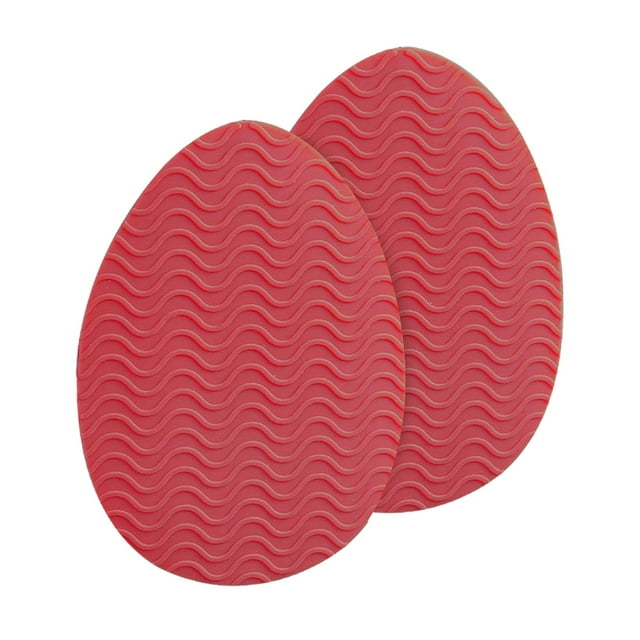 1 par de almohadillas antideslizantes antideslizantes de goma para zapatos, protectores de suela, zapatos de tacón Cabeza Redonda Roja Yuyangstore Adhesivos para suelas