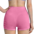 thumbnail image 5 of WPPGONE Legging Shorts for Women High Waisted Pleated Butt Lifting Skinny Fit Stretchy Comfortable Bottoms Yoga Sports Gym Athletic Shorts, 5 of 5