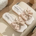 thumbnail image 2 of Slippers for Toddlers 1-11Years Children Girls Summer Slip-on Square Toe Non-Slip Flat Shoes Solid Color Indoor Home Slippers Outdoor Beach Sandals, 2 of 5