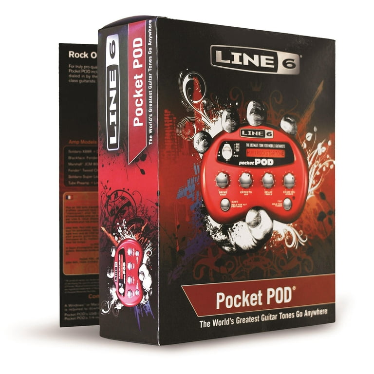 Line 6 pocket pod cheap guitar amp emulator