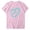 Pink, variant on Njagoc3 Womens Vibrant Football Pattern Print T-Shirt, Game Day Ready Casual Tee, MoistureWicking Cotton Blend, Relaxed Fit