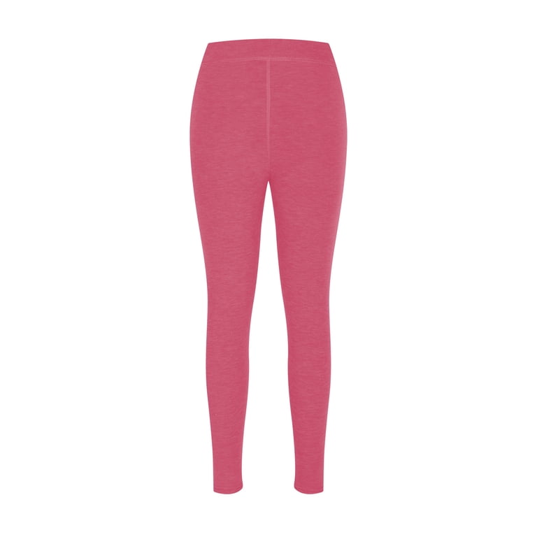 Hombom Womens Fleece Lined Leggings Pink Thermal Butter Soft High Waist Christmas Tights for Women, Women's, Size: 3XL