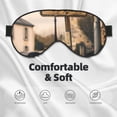 thumbnail image 3 of Cauagu Rustic French Signpost Print Sleep Eye Mask, Blindfold Eye Sleep Shade Cover with Elastic Strap/Headband Eye Cover Eyeshade for Night Sleeping/Travel Nap, 3 of 7